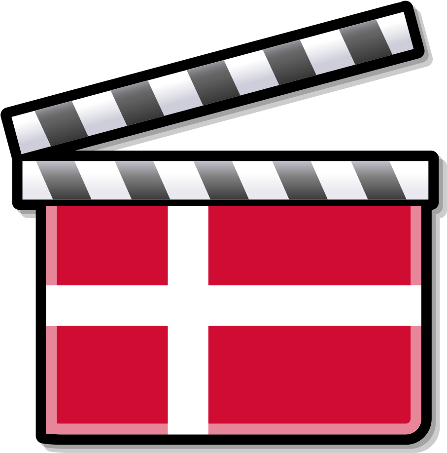 Denmark Film Clapperboard - Denmark Film Clapperboard (1024x1024)