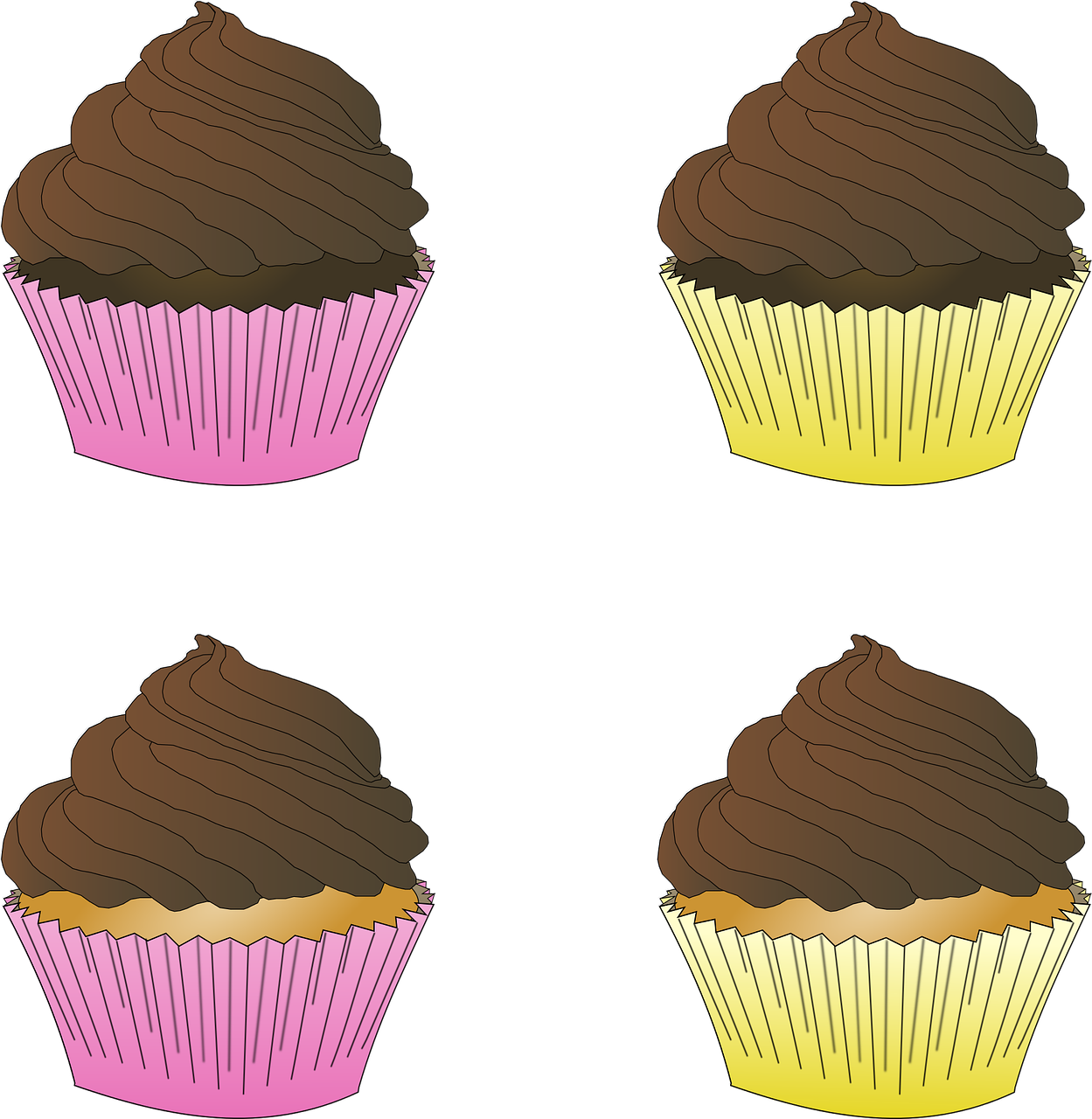 Chocolate Cupcake Cupcakes - Chocolate Cupcake Cupcakes (1249x1280)