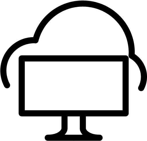 Cloud Computer Icon - Cloud Computer Icon (512x512)