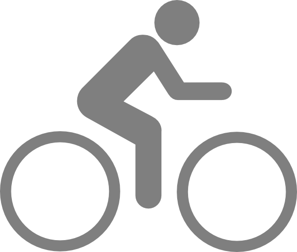 How To Set Use Bike Sign Gray Clipart - How To Set Use Bike Sign Gray Clipart (600x509)