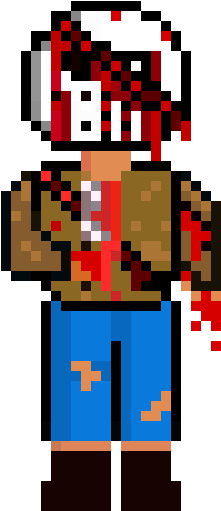 Killer With Hockey Mask Sprite - Killer With Hockey Mask Sprite (780x580)