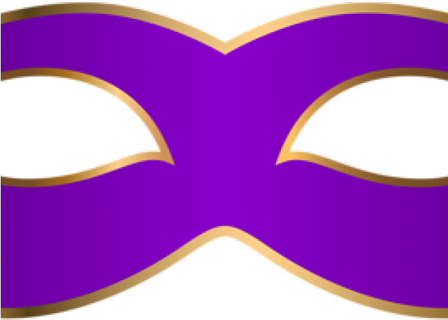 Masks Clipart Purple - Masks Clipart Purple (640x480)