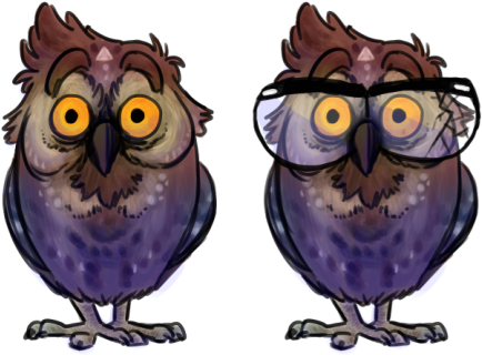Owl Saying Clipart - Owl Saying Clipart (500x358)