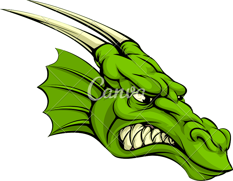 Green Dragon Mascot - Green Dragon Mascot (800x620)