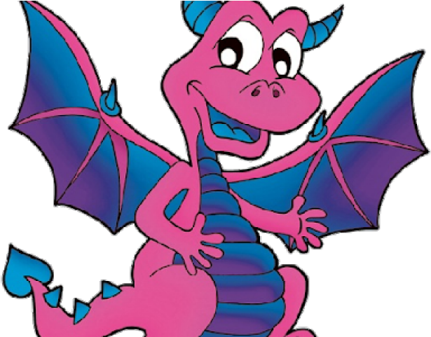 Little Dragon Clipart Purple Dragon - Little Dragon Clipart Purple Dragon (640x480)