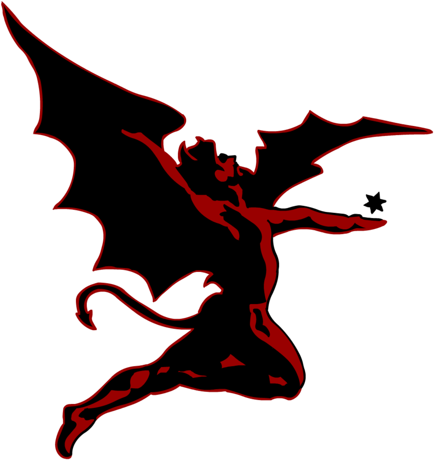 Demon Clipart Mascot - Demon Clipart Mascot (869x920)