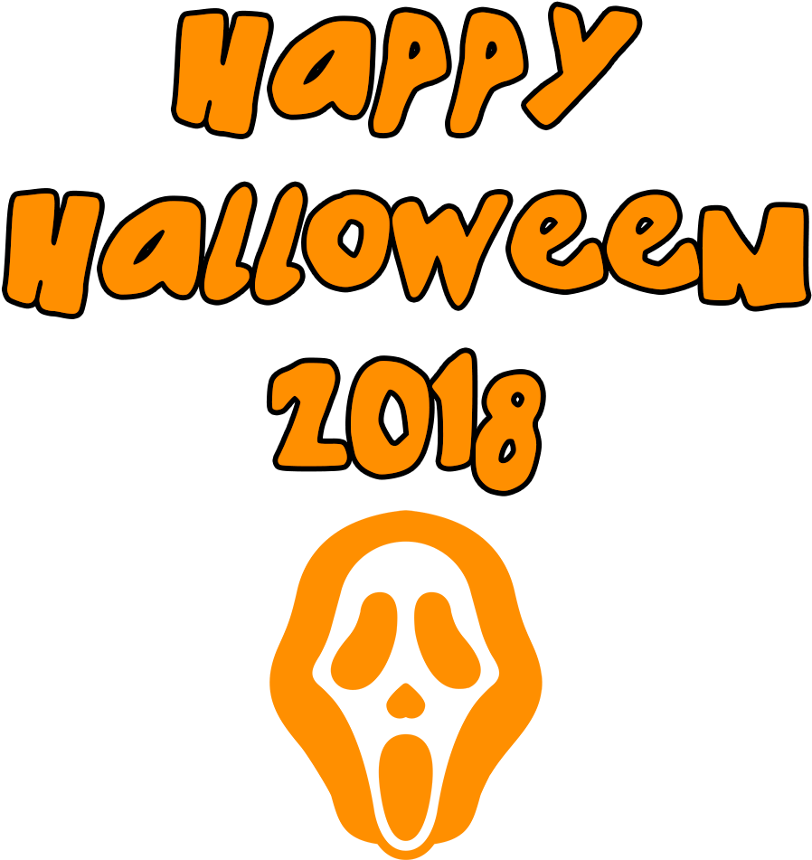 Download Happy Halloween 2018 Scary Mask Transparent - Download Happy Halloween 2018 Scary Mask Transparent (1000x1000)