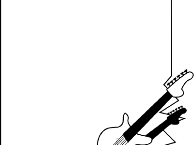 Drawn Musician Border Free - Drawn Musician Border Free (640x480)