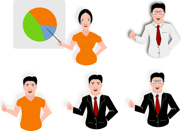 Free Vector Presentation Clip Art - Presentation Clip Art (600x433)