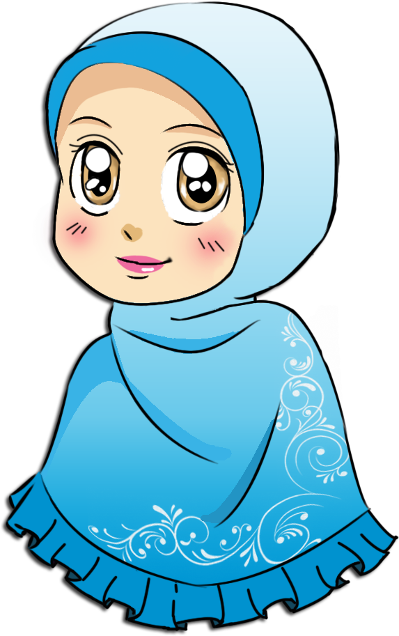 Tutorial Bina Blog - Hijab Teacher Clipart Png (590x1000)