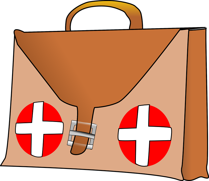 Clip Arts Related To - Cartoon First Aid Kit (867x750)