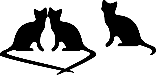 Click The Slide That You Want To Add A Background Picture - Cat Silhouette (600x290)