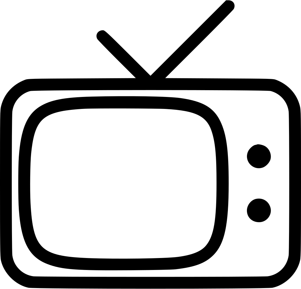 Png File - Tv Icon Vector Png (980x942)