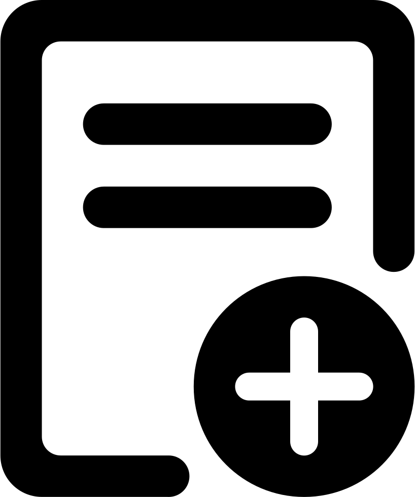 Add Item Comments - Add Icon Png White (818x980)