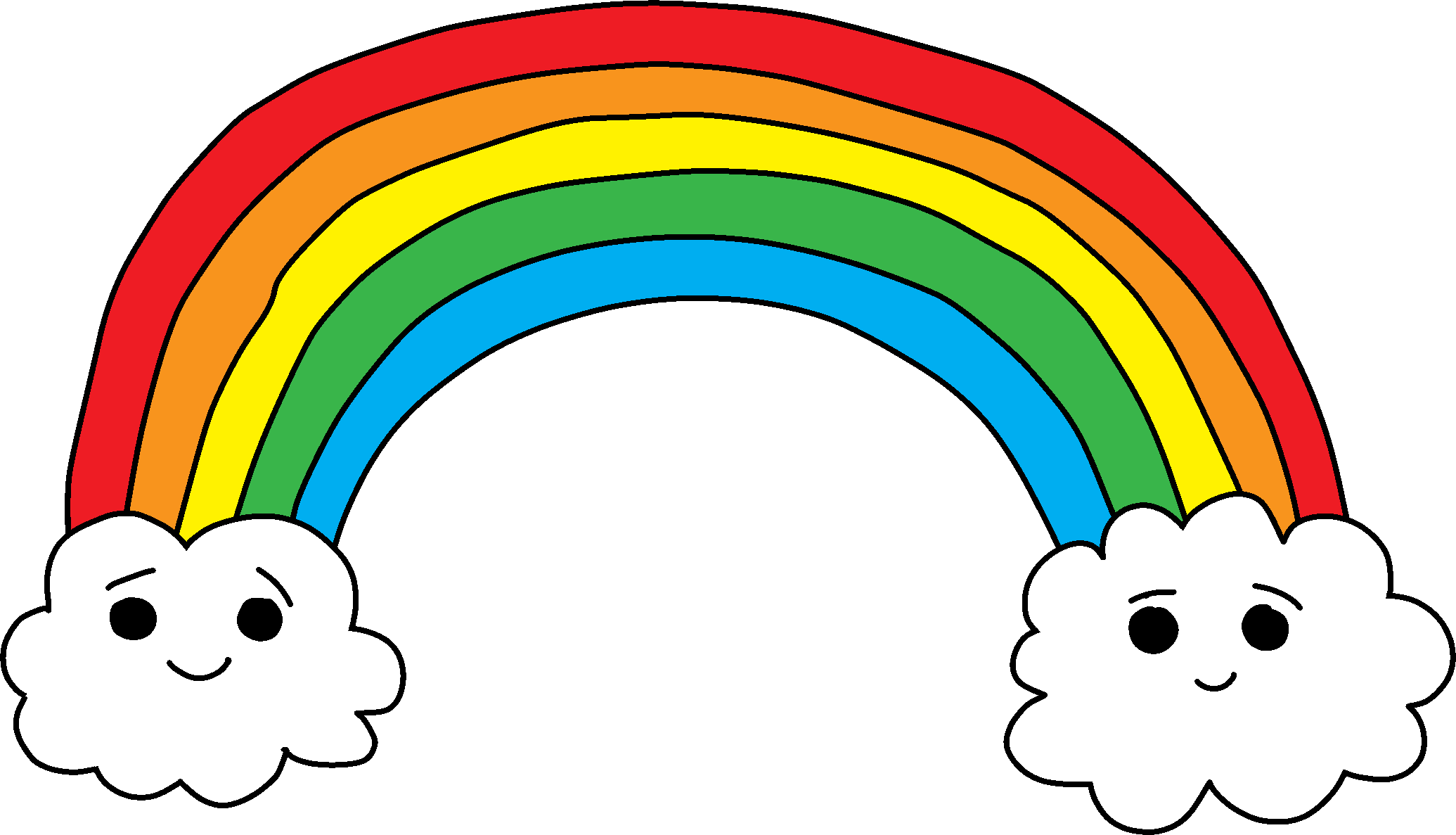 Rainbow Png Photos - Rainbow Png (2071x1187)