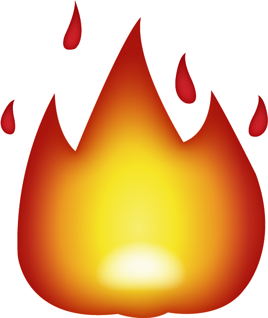 Download Ai File - Fire Emoji Transparent (1024x1024)