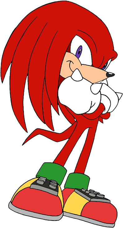 Sonic The Hedgehog Clip Art Images Cartoon - Knuckles Clipart Sonic (408x741)