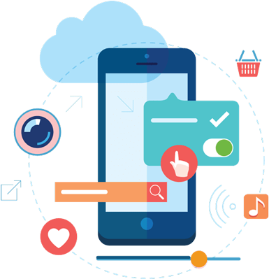 Mobile App Development Company Jaipur, India - Mobile App Vector Png (400x412)