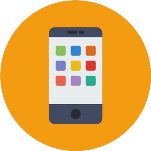 Mobile Applications Make & Take Calls On The App - Mobile Phone (512x512)