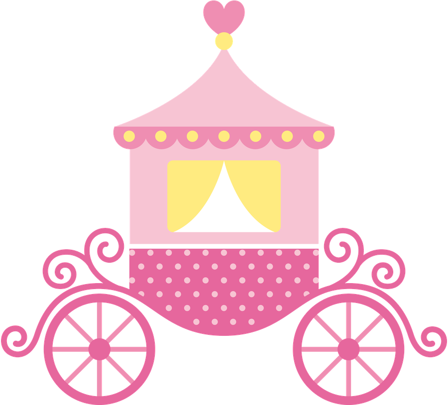Princesas E Príncipes - Pumpkin Carriage Silhouette (900x814)
