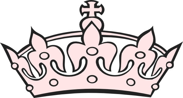 Tiara Princess Crown Clipart Free Images - Crown Images Black And White (600x321)