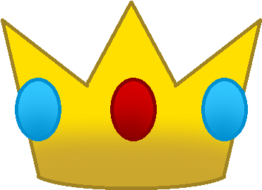 Princess Peach Clipart Crown - Princess Peach Crown Png (640x480)