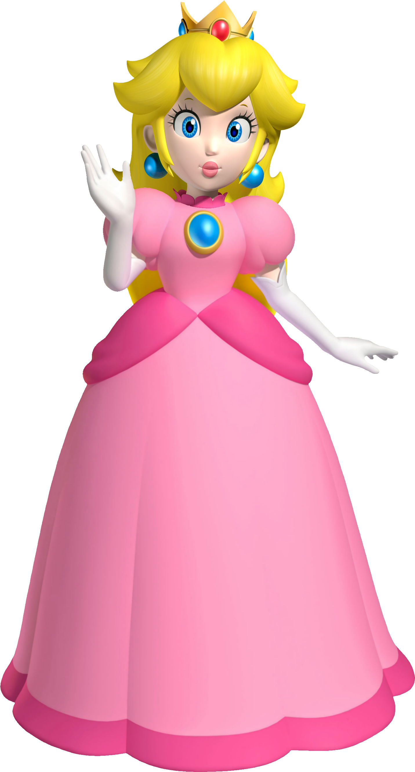 Princess Clipart Princess Peach - Princess Peach (1525x2705)