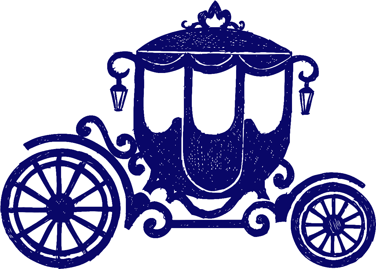 Carriage Horse-drawn Vehicle Wheel Clip Art - Cinderella Carriage Vector (1300x1300)
