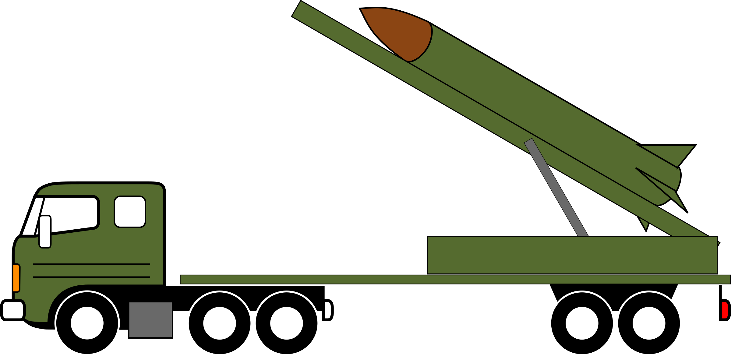 Missile Truck Png (2400x1169)