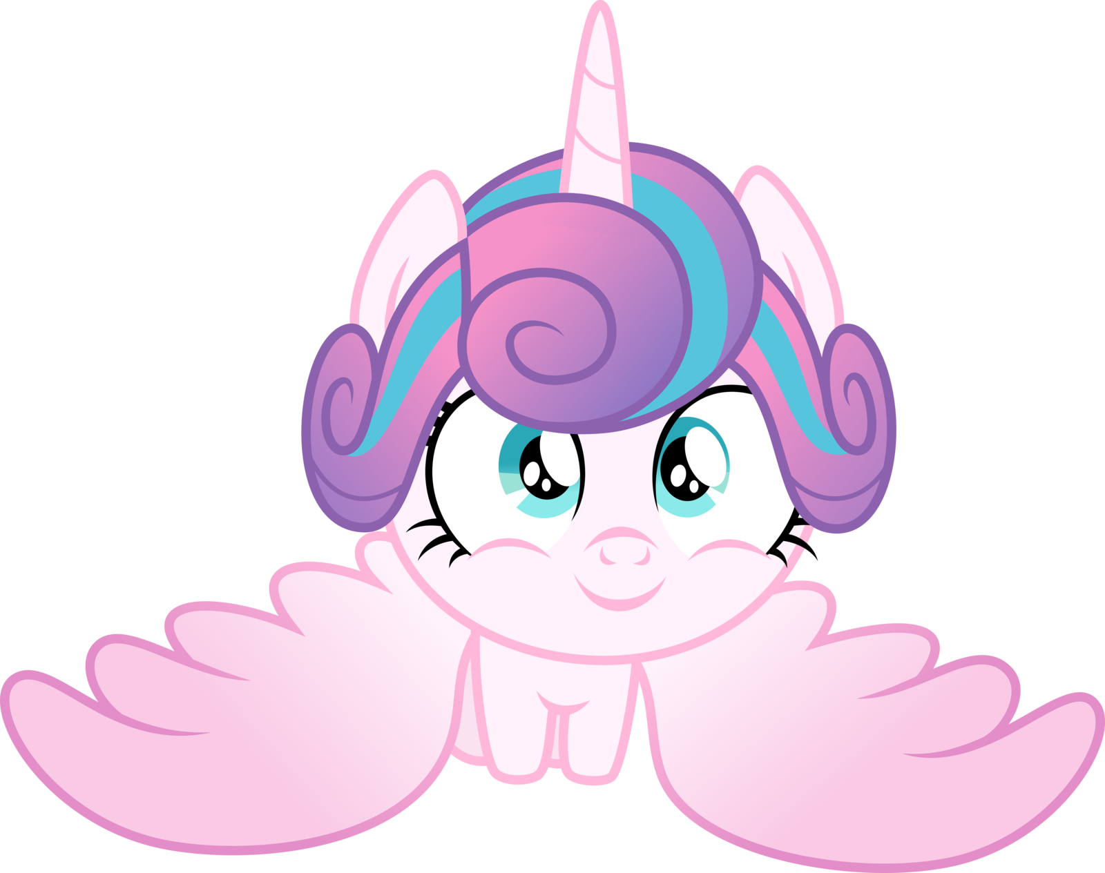 Stare Clipart Princess - Flurry Heart Mlp Season 7 (1600x1265)