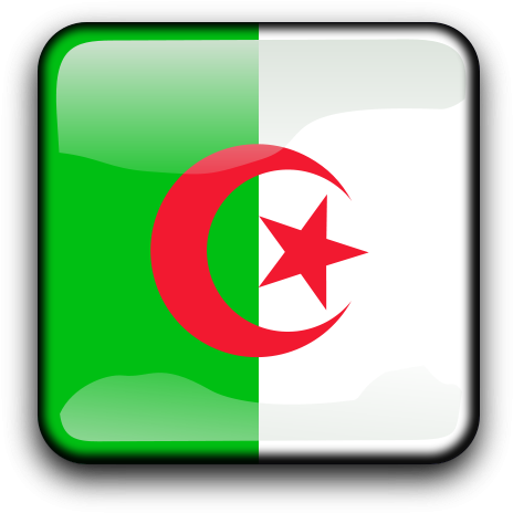 Flag Of Algeria Png Clip Arts - Algeria Flag (600x600)