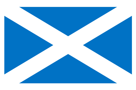 Flag Of Scotland Clip Art Free Vector / 4vector - Flag Of St Andrew (600x386)