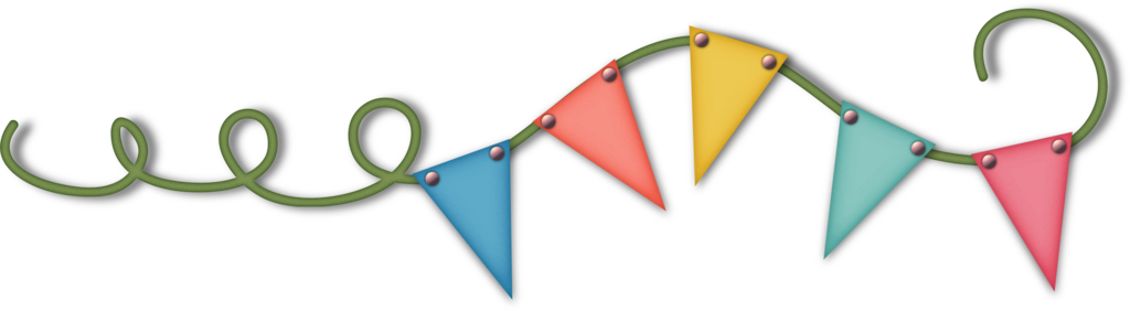 Pennant Flag Banner Clip Art - Pennant Banner Clipart (1024x282)