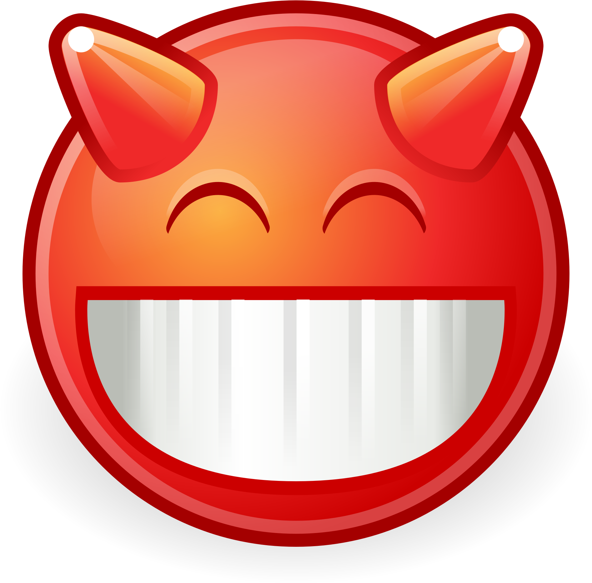 Demon Png - Devilish Smiley Face (2000x2000)