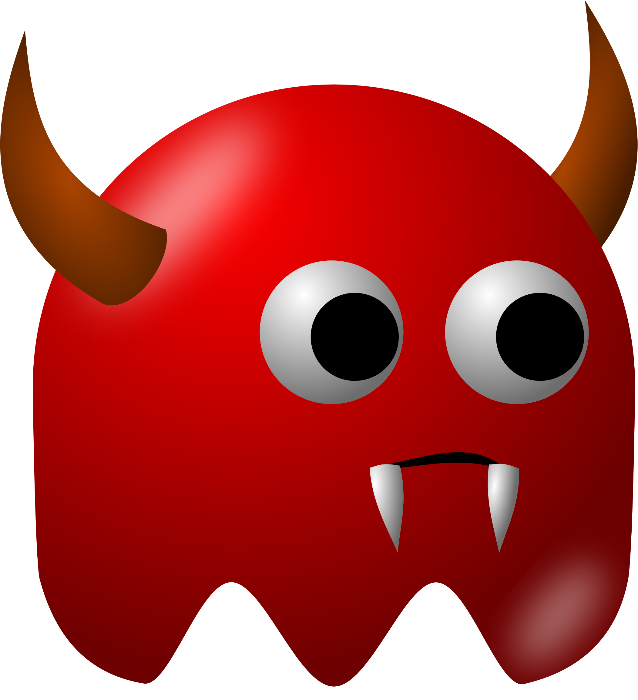 Big Image - Devil Clip Art (2104x2309)
