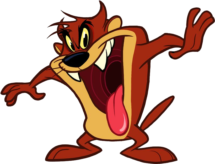 Taz, The Tasmanian Devil - Bugs Bunny Tasmanian Devil Cartoon (853x668)