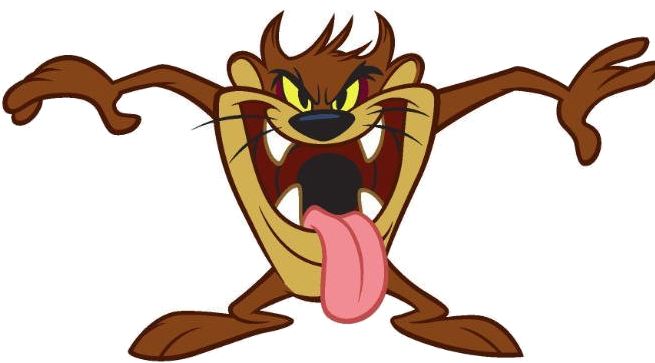 Taz, Sonic's Dog - Tasmanian Devil Looney Tunes (672x373)