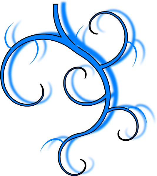 Devil Fruit Swirls Clip Art - Red Tribal (534x598)