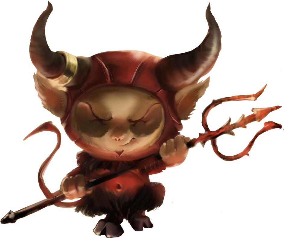 Teemo Clipart - - League Of Legends Devil Teemo (1024x1024)