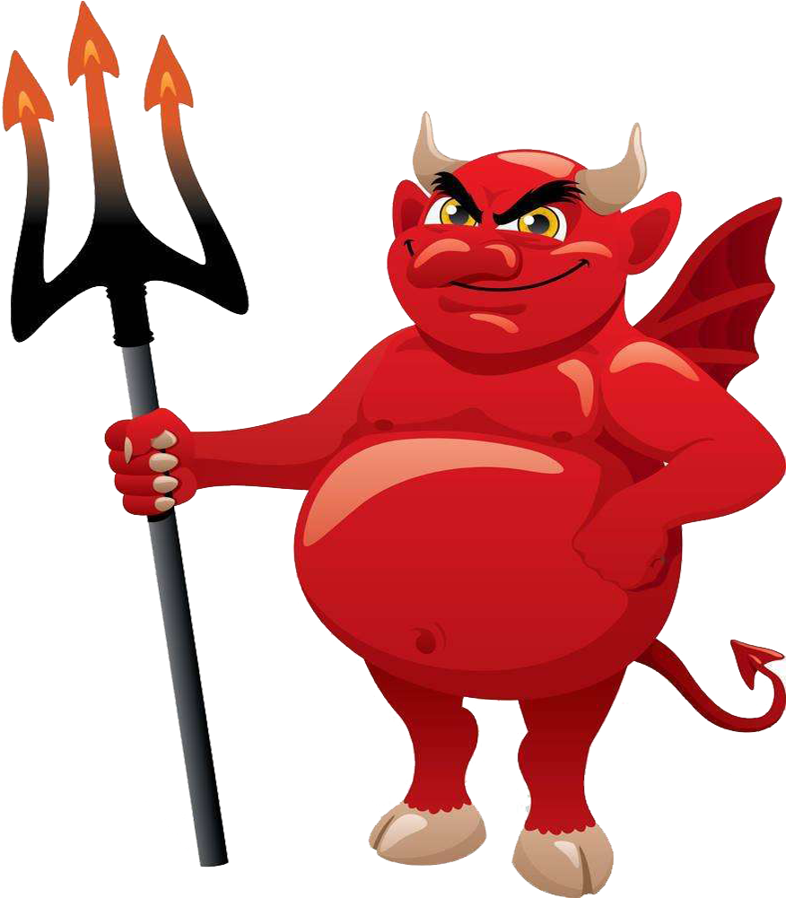 Devil Satan Cartoon Clip Art - Devil Satan Cartoon Clip Art (974x1000)