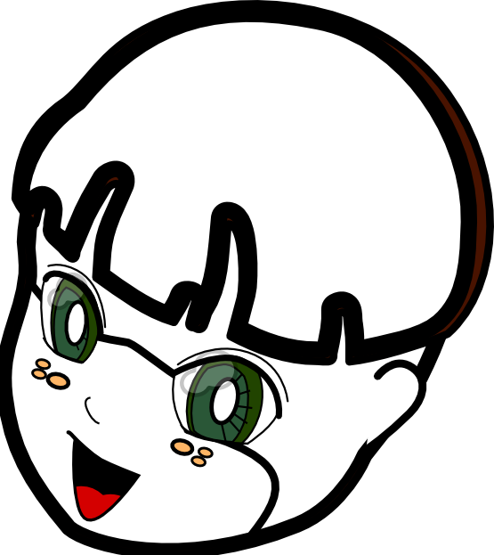 Anime Clipart - Clip Art (555x623)