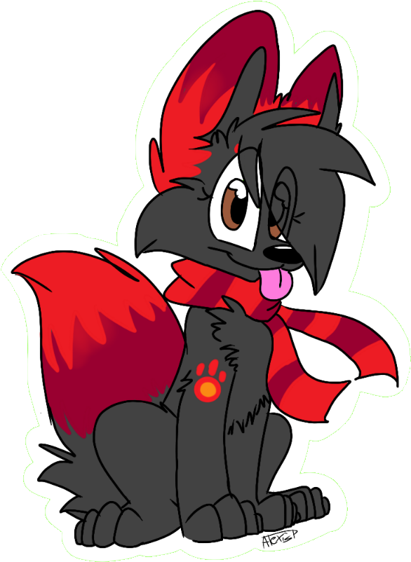 More Like Secret Santa Mephadow By Silverexorcist - Cartoon (636x922)