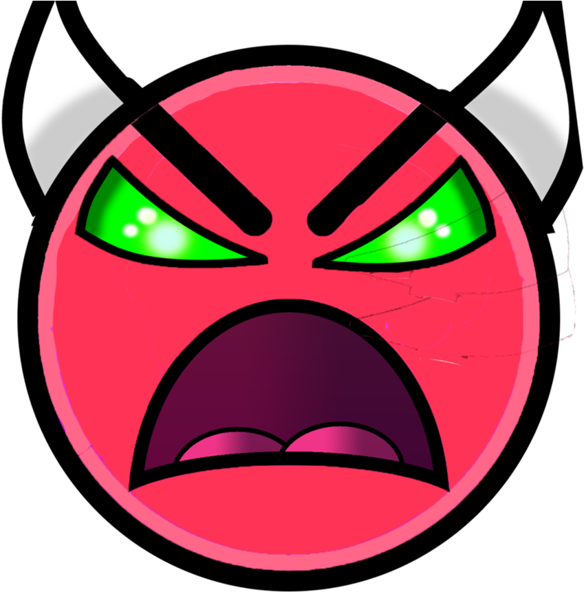 Demon Png - Geometry Dash (894x894)