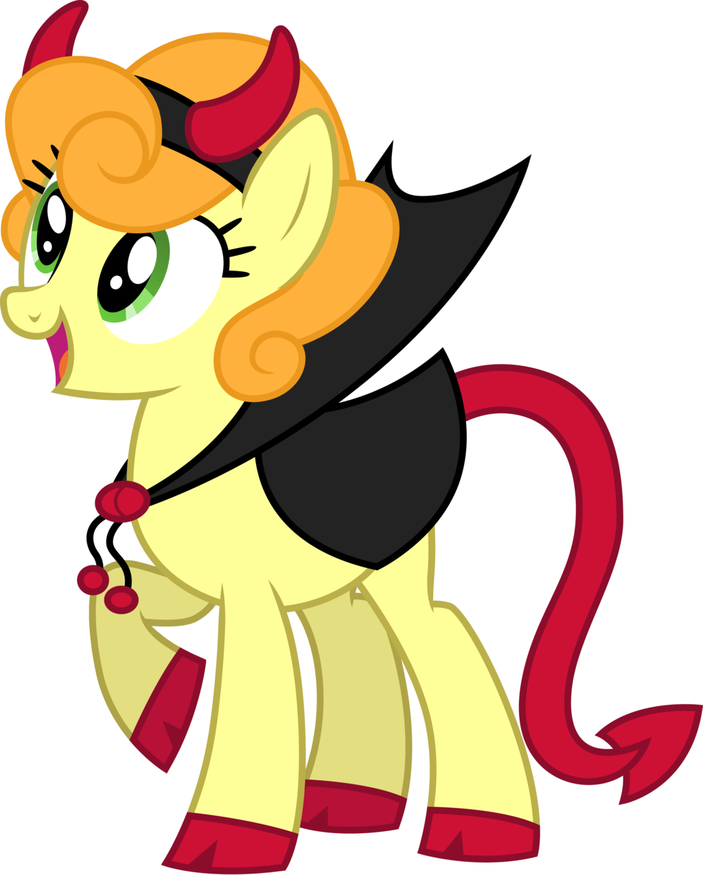 Cloudyglow, Carrot Top, Clothes, Costume, Devil Horns - Plan Do Review Cycle (1024x1274)