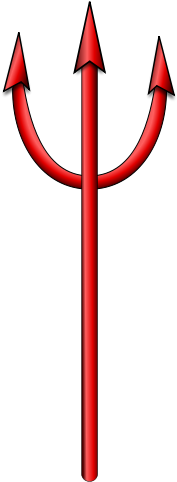 Devil Pitchfork Clipart (566x800)