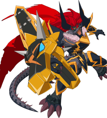 Demon Lord Dragon, Batzz/thunder Emperor Dragon, Batzz - Buddyfight Demon Lord Dragon (350x388)