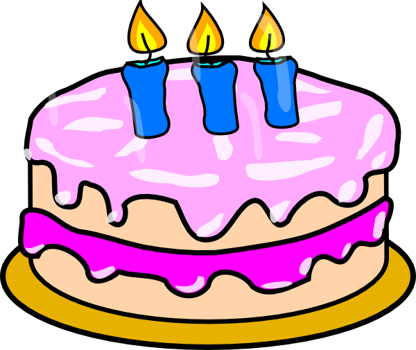 Birthday Clip Art - Birthday Cake Clip Art (600x505)