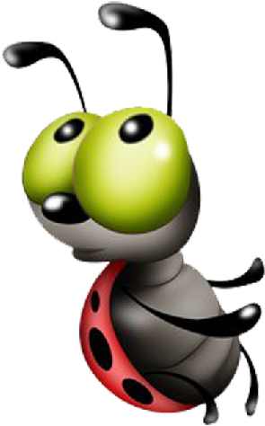 Ladybug Cartoon Insect Images Free To Copy For Your - Cute Insert Cartoon Clipart (500x500)