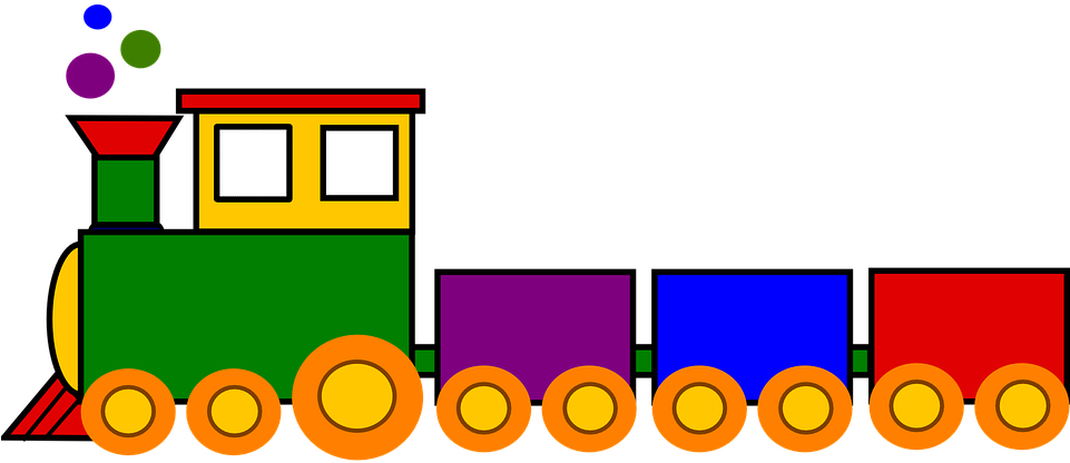 Us Train-308471 960 - Toy Train Clipart (960x480)