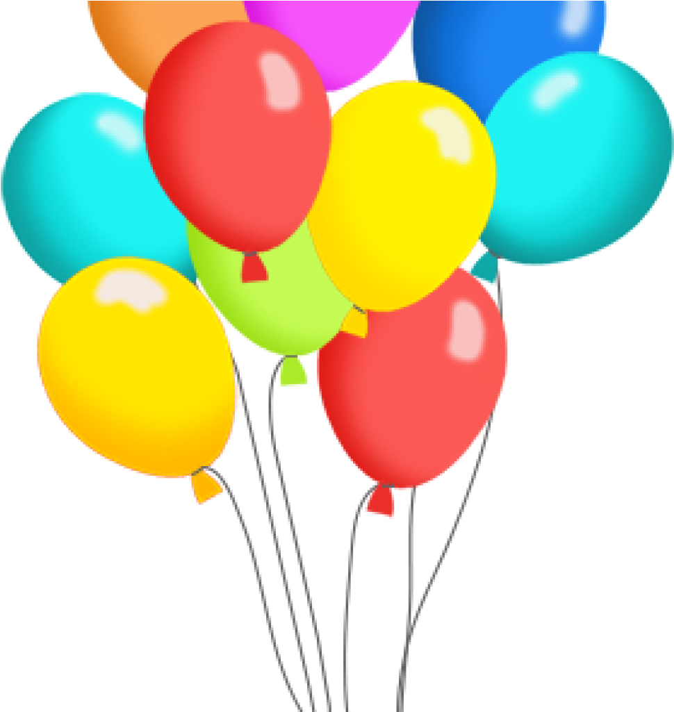 Birthday Balloons Clipart Free Birthday Balloon Clip - Clipart Balloons (1024x1024)